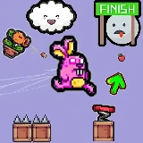 Cute Rabbit's Challenging Adventure