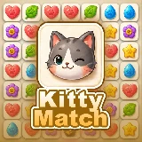 Kitty Match 3 puzzle game
